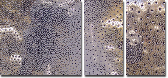 P, nicht-lineare Perforationsmuster