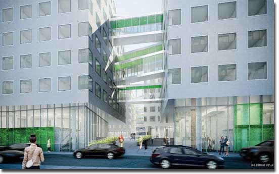 Green Worx in Wien, Architekten BEHF, Reendering (c) ZOOM VP.AT