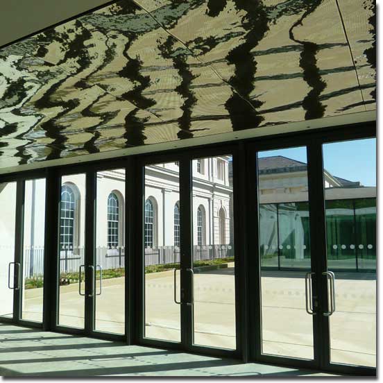 Greenwich, National Maritime Museum, Brasserie, EXYD-M-Paneele