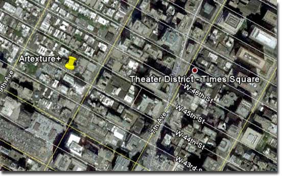Showroom in New York City (c) Google Earth